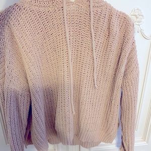 Hooded Pink Sweater